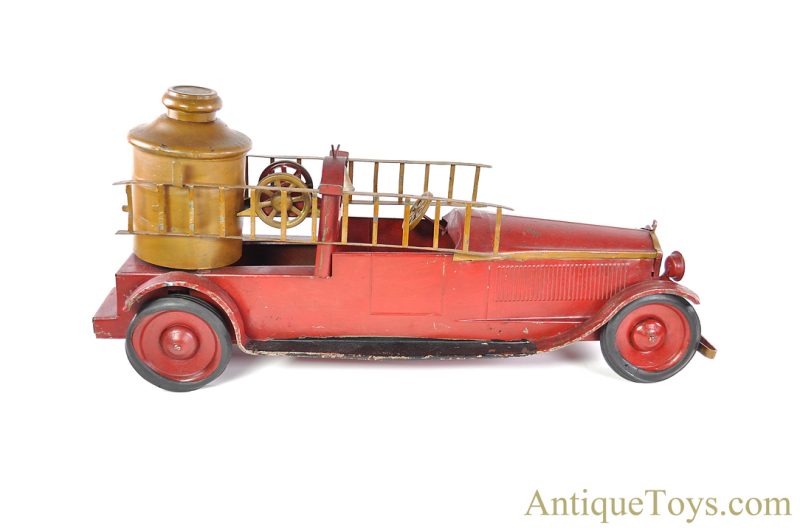 Turner Toys Pressed Steel Packard Fire Engine Pumper Ladder Truck for Sale <FONT COLOR="ff000 ">*SOLD*</font>