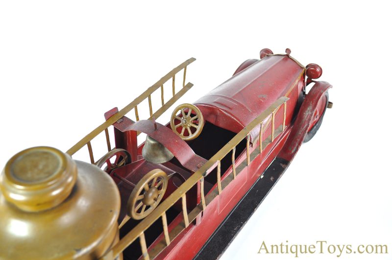 Turner Toys Pressed Steel Packard Fire Engine Pumper Ladder Truck for Sale <FONT COLOR="ff000 ">*SOLD*</font> - Image 7