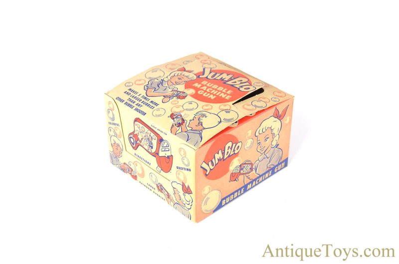 Woodhaven Metal Tin Lithographed "Jum-Blo Bubble Machine Gun" in Display Box <FONT COLOR="ff000 ">*SOLD*</font> - Image 9