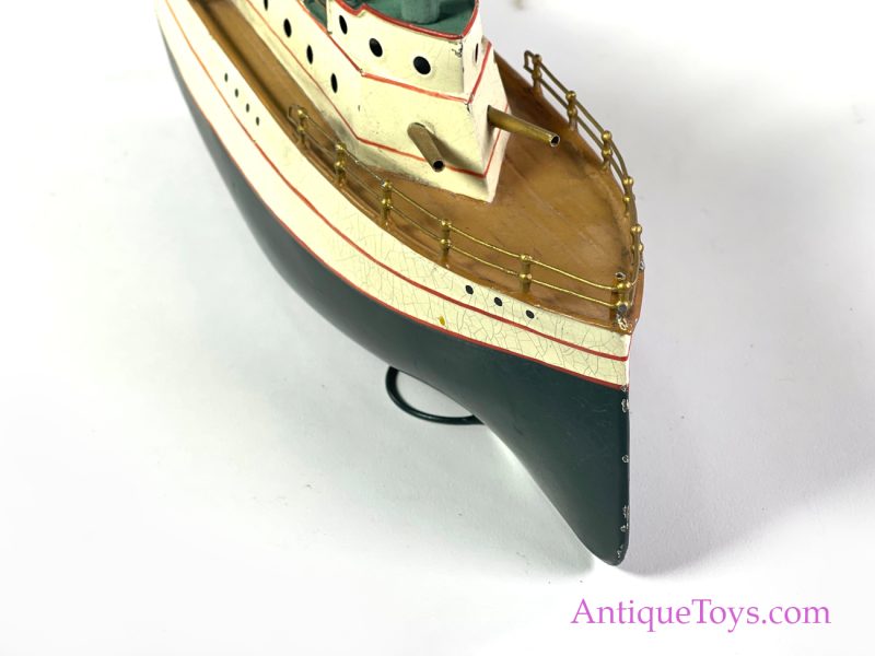 Carette Fleischmann Tin Windup Gunboat Ship Toy <FONT COLOR="ff000 ">*SOLD*</font> - Image 5