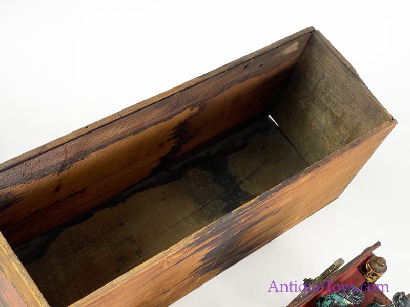 Carpenter Cast Iron Fire Patrol Horse Drawn Wagon *Museum Placement - SOLD* - Image 14