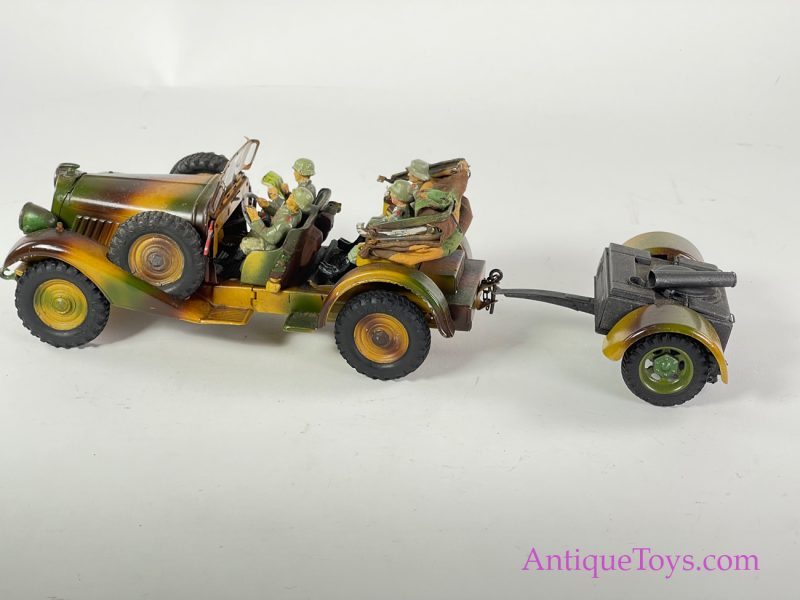 Lineol Model Toys Tin Hand-Painted Windup Staff Car/Kubelwagen <FONT COLOR="ff000 ">*SOLD*</font> - Image 21