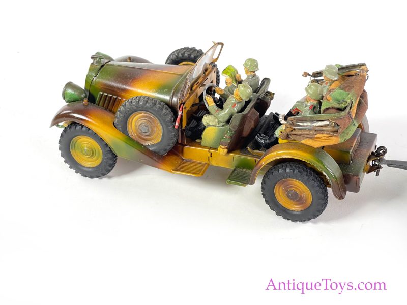 Lineol Model Toys Tin Hand-Painted Windup Staff Car/Kubelwagen <FONT COLOR="ff000 ">*SOLD*</font> - Image 19