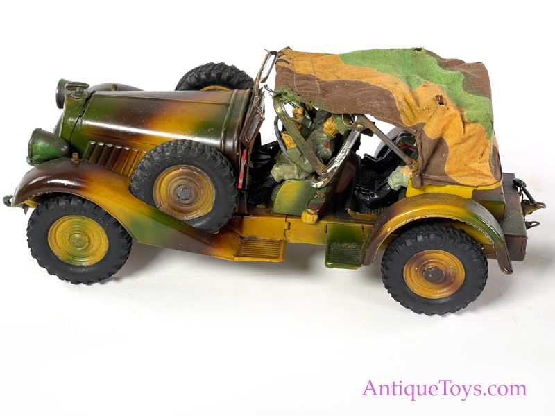 Lineol Model Toys Tin Hand-Painted Windup Staff Car/Kubelwagen <FONT COLOR="ff000 ">*SOLD*</font> - Image 18