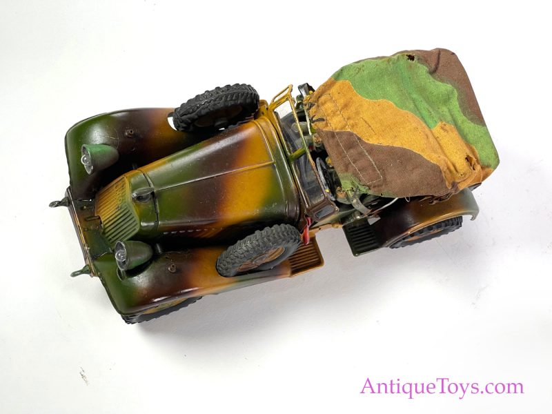 Lineol Model Toys Tin Hand-Painted Windup Staff Car/Kubelwagen <FONT COLOR="ff000 ">*SOLD*</font> - Image 15