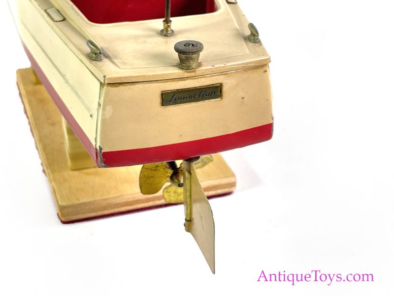 Lionel Chris Craft Tin Windup Racing Boat <FONT COLOR="ff000 ">*SOLD*</font> - Image 9