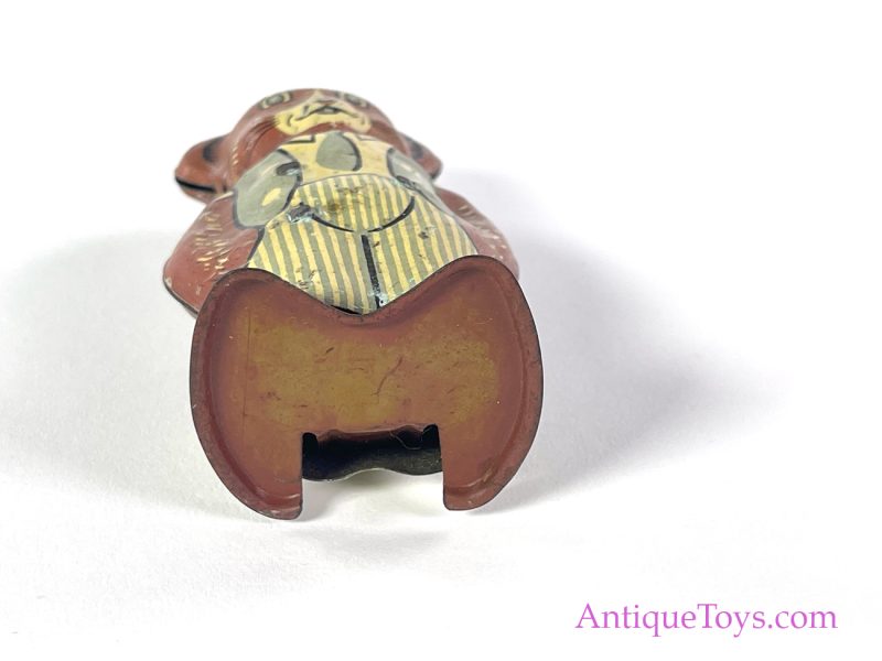 Wells Brimtoy Tin Lithographed Windup Dapper Bear *SOLD* - Image 9