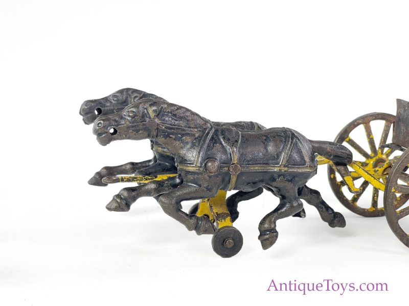 Wilkins Cast Iron Prancing Horse Team <FONT COLOR="ff000 ">*SOLD*</font> - Image 11