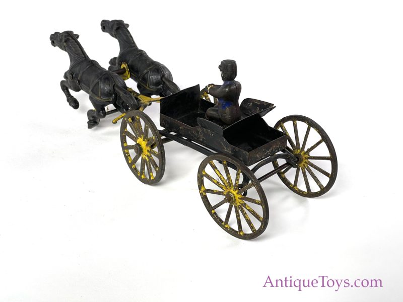 Wilkins Cast Iron Prancing Horse Team <FONT COLOR="ff000 ">*SOLD*</font> - Image 8