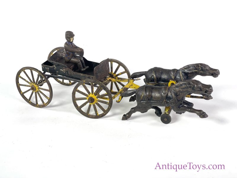 Wilkins Cast Iron Prancing Horse Team <FONT COLOR="ff000 ">*SOLD*</font>