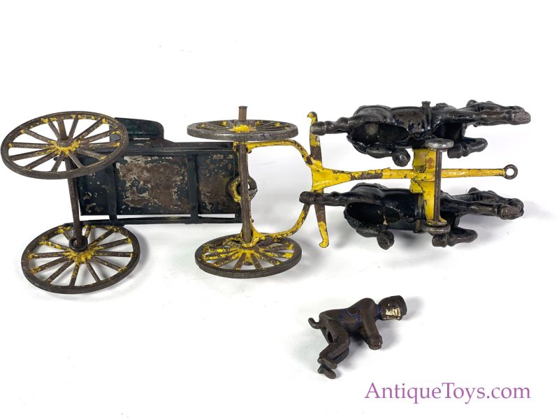 Wilkins Cast Iron Prancing Horse Team <FONT COLOR="ff000 ">*SOLD*</font> - Image 3
