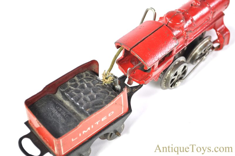 American Flyer Lines Pre-War Cast Iron Windup #37 "Empire Express" O-Gauge Locomotive and Tender <FONT COLOR="ff000 ">*SOLD*</font> - Image 8