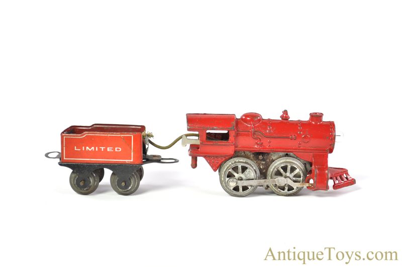 American Flyer Lines Pre-War Cast Iron Windup #37 "Empire Express" O-Gauge Locomotive and Tender <FONT COLOR="ff000 ">*SOLD*</font> - Image 2