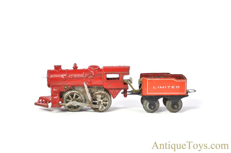 American Flyer Lines Pre-War Cast Iron Windup #37 "Empire Express" O-Gauge Locomotive and Tender <FONT COLOR="ff000 ">*SOLD*</font> - Image 3