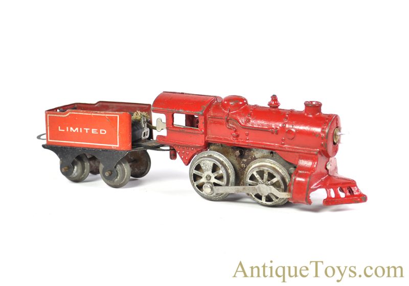 American Flyer Lines Pre-War Cast Iron Windup #37 "Empire Express" O-Gauge Locomotive and Tender <FONT COLOR="ff000 ">*SOLD*</font> - Image 4