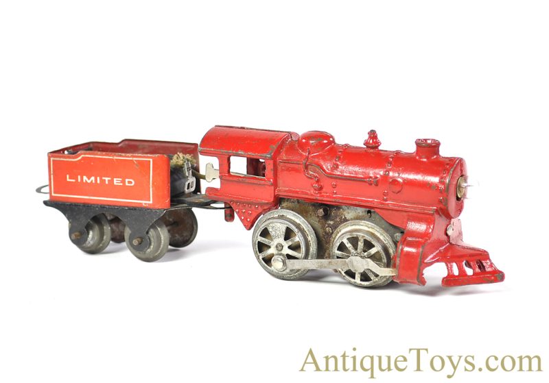 American Flyer Lines Pre-War Cast Iron Windup #37 "Empire Express" O-Gauge Locomotive and Tender <FONT COLOR="ff000 ">*SOLD*</font> - Image 6