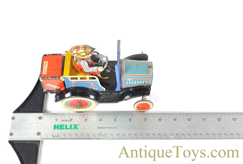 ESSDEE/Johann Distler (J.D.N.) Tin Lithographed Windup "Crazy Car" German Toy <FONT COLOR="ff000 ">*SOLD*</font> - Image 12