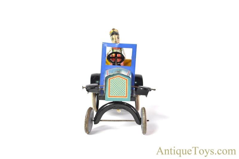 ESSDEE/Johann Distler (J.D.N.) Tin Lithographed Windup "Crazy Car" German Toy <FONT COLOR="ff000 ">*SOLD*</font> - Image 5