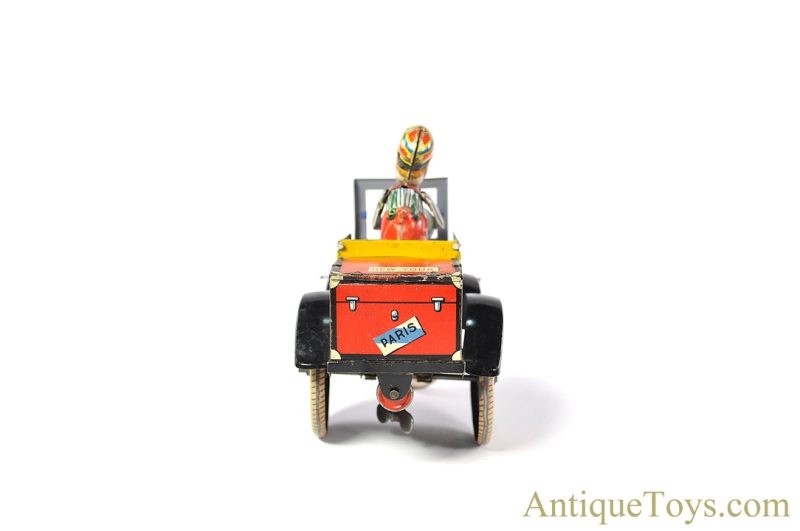 ESSDEE/Johann Distler (J.D.N.) Tin Lithographed Windup "Crazy Car" German Toy <FONT COLOR="ff000 ">*SOLD*</font> - Image 6