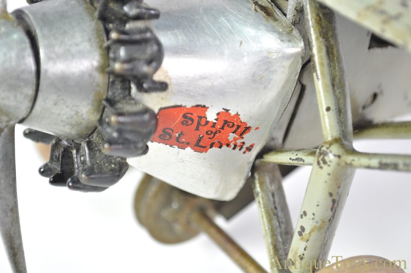 Hubley Cast Iron Spirit of St. Louis "Lindy" Plane with Working Propeller <FONT COLOR="ff000 ">*SOLD*</font> - Image 14