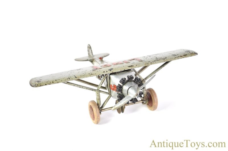 Hubley Cast Iron Spirit of St. Louis "Lindy" Plane with Working Propeller <FONT COLOR="ff000 ">*SOLD*</font> - Image 6