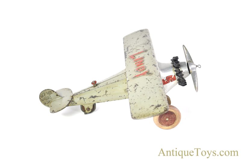 Hubley Cast Iron Spirit of St. Louis "Lindy" Plane with Working Propeller <FONT COLOR="ff000 ">*SOLD*</font> - Image 8