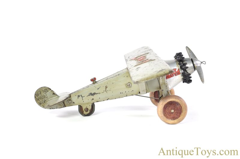 Hubley Cast Iron Spirit of St. Louis "Lindy" Plane with Working Propeller <FONT COLOR="ff000 ">*SOLD*</font> - Image 7