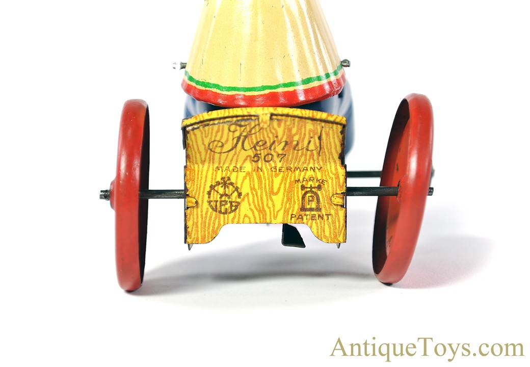 Lehmann VEB Tin Lithographed Windup #507 “Heini” Boy on Tricycle