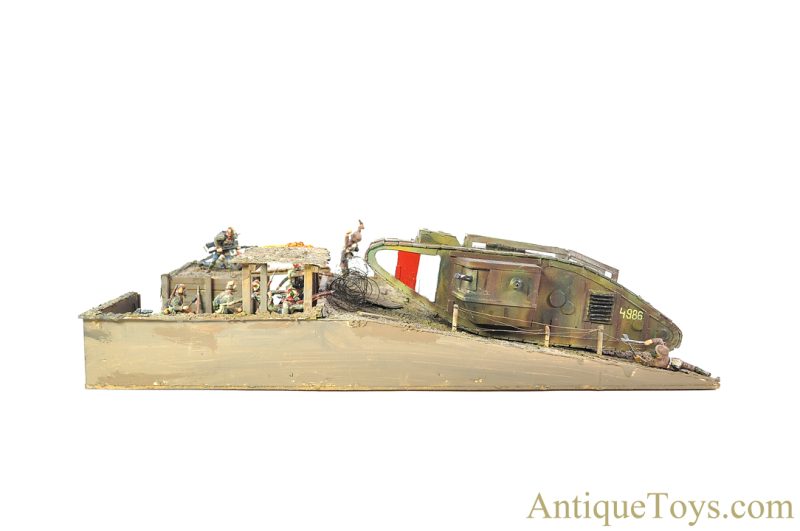 Lineol Model Toys Dirk Duscha "Diorama 1. Weltkrieg Schlachtfeld 1918" Diorama World War 1 Battlefield 1918 with CoA <FONT COLOR="ff000 ">*SOLD*</font> - Image 7