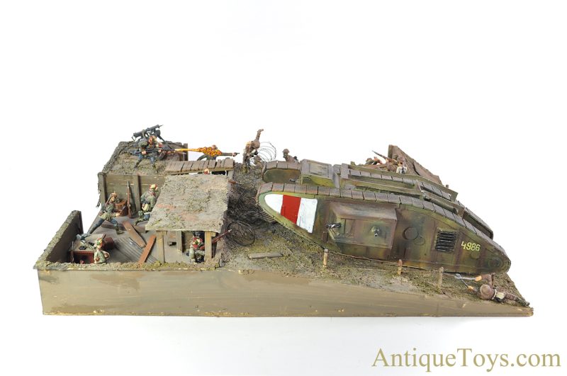 Lineol Model Toys Dirk Duscha "Diorama 1. Weltkrieg Schlachtfeld 1918" Diorama World War 1 Battlefield 1918 with CoA <FONT COLOR="ff000 ">*SOLD*</font> - Image 8
