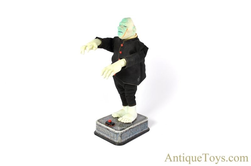Nomura (TN) Tin Lithographed Battery Operated “Mod Monster Blushing Frankenstein” Japanese Toy with Box <FONT COLOR="ff000 ">*SOLD*</font> - Image 2