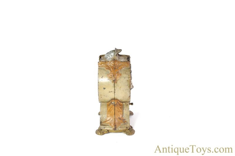 J.E. Stevens Co. Cast Iron No. 324 “Cat and Mouse Bank” Mechanical Bank <FONT COLOR="ff000 ">*SOLD*</font> - Image 6
