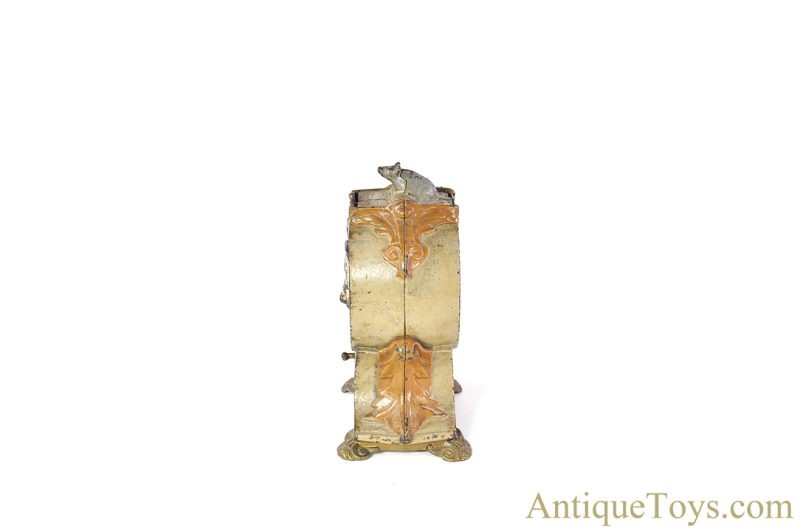 J.E. Stevens Co. Cast Iron No. 324 “Cat and Mouse Bank” Mechanical Bank <FONT COLOR="ff000 ">*SOLD*</font> - Image 8