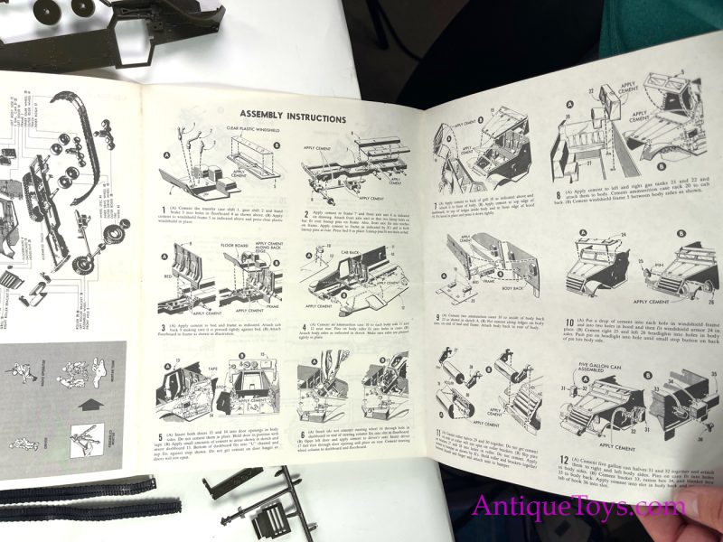 Vintage Tank and Half Track Model Kits <FONT COLOR="ff000 ">*SOLD*</font> - Image 4
