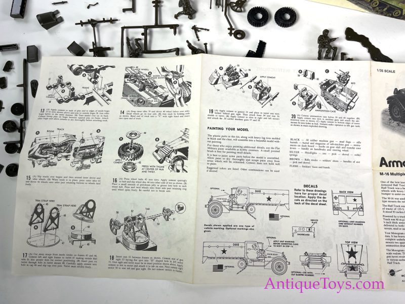Vintage Tank and Half Track Model Kits <FONT COLOR="ff000 ">*SOLD*</font> - Image 2