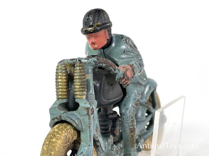 Hubley Cast Iron #45 Harley Davidson Race Motorcycle <FONT COLOR="ff000 ">*SOLD*</font> - Image 3