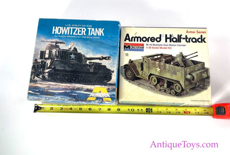 Vintage Tank and Half Track Model Kits <FONT COLOR="ff000 ">*SOLD*</font>