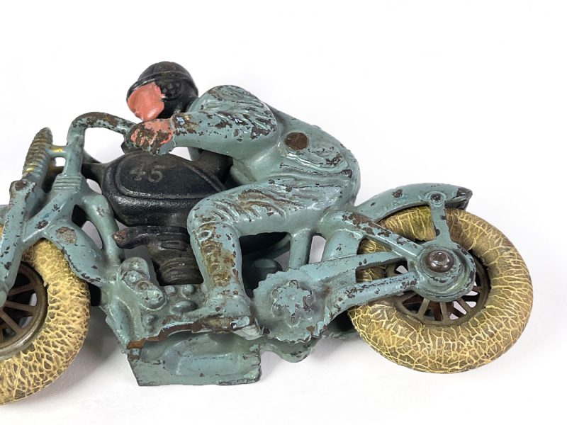 Hubley Cast Iron #45 Harley Davidson Race Motorcycle <FONT COLOR="ff000 ">*SOLD*</font> - Image 7