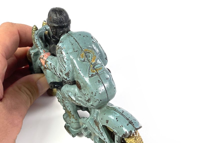 Hubley Cast Iron #45 Harley Davidson Race Motorcycle <FONT COLOR="ff000 ">*SOLD*</font> - Image 9