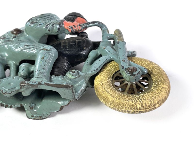 Hubley Cast Iron #45 Harley Davidson Race Motorcycle <FONT COLOR="ff000 ">*SOLD*</font> - Image 6