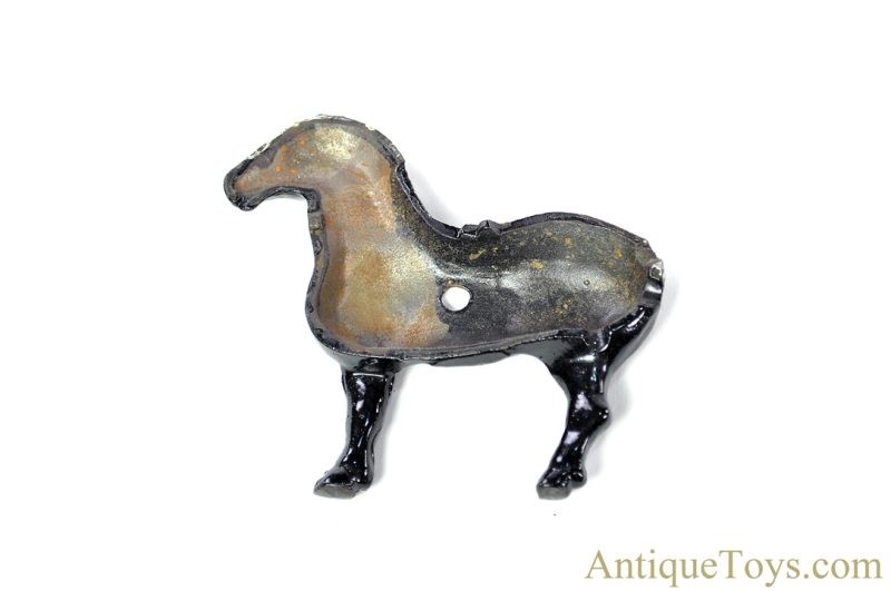 Arcade ca. 1910 Cast Iron #2 Work Horse Variant Penny Coin Still Bank <FONT COLOR="ff000 ">*SOLD*</font> - Image 8