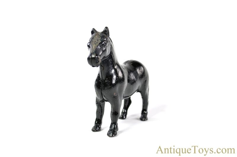 Arcade ca. 1910 Cast Iron #2 Work Horse Variant Penny Coin Still Bank <FONT COLOR="ff000 ">*SOLD*</font> - Image 3