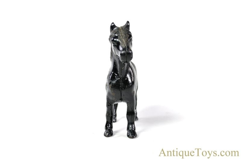 Arcade ca. 1910 Cast Iron #2 Work Horse Variant Penny Coin Still Bank <FONT COLOR="ff000 ">*SOLD*</font> - Image 4