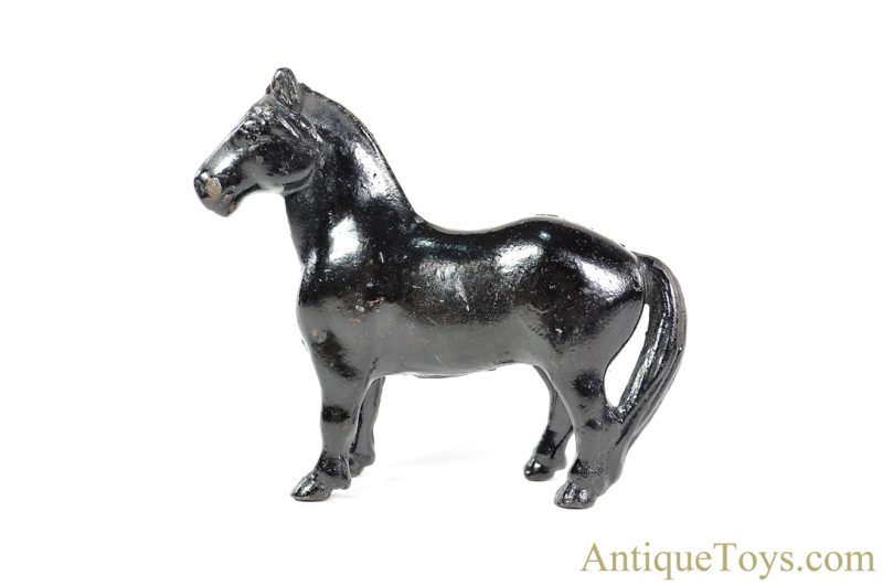 Arcade ca. 1910 Cast Iron #2 Work Horse Variant Penny Coin Still Bank <FONT COLOR="ff000 ">*SOLD*</font>
