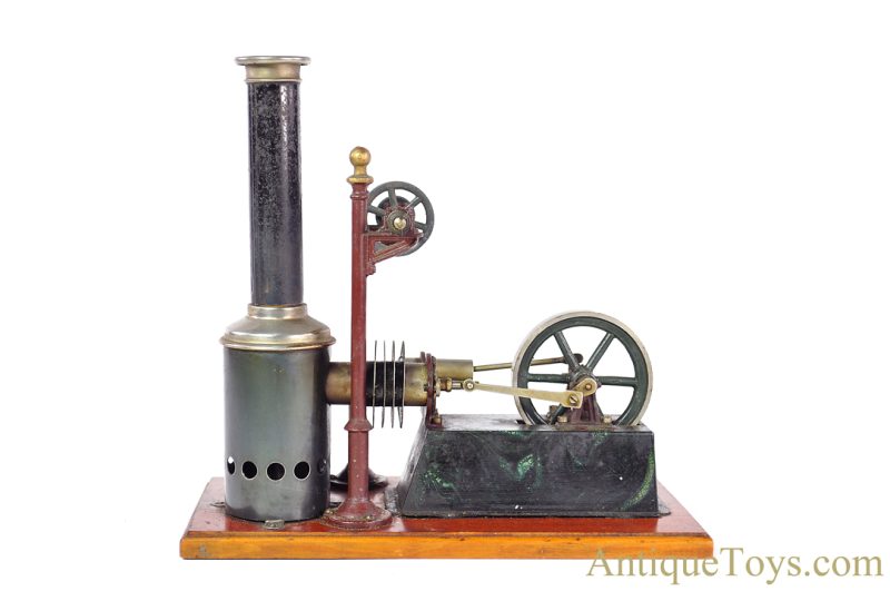 Carette ca. 1911 143/3 Horizontal Hot Air Engine with Line-shaft <FONT COLOR="ff000 ">*SOLD*</font> - Image 2