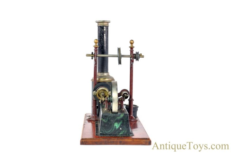 Carette ca. 1911 143/3 Horizontal Hot Air Engine with Line-shaft <FONT COLOR="ff000 ">*SOLD*</font> - Image 3