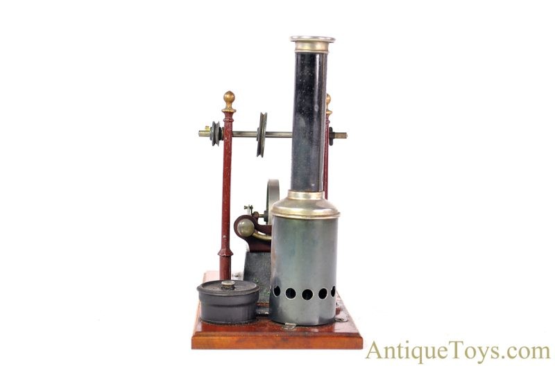 Carette ca. 1911 143/3 Horizontal Hot Air Engine with Line-shaft <FONT COLOR="ff000 ">*SOLD*</font> - Image 4