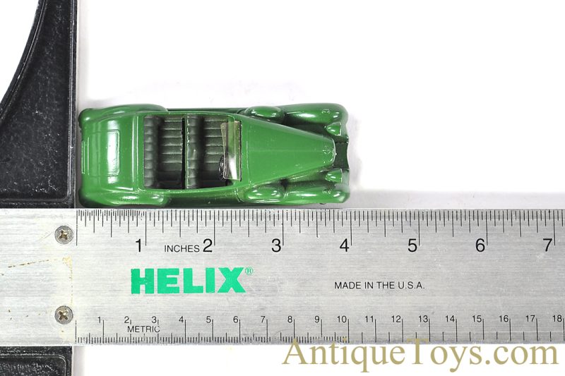 Meccano Ltd. Dinky Toys Diecast ca. 1940s #38C Lagonda Export Version Sports Coupe for Sale - Image 7