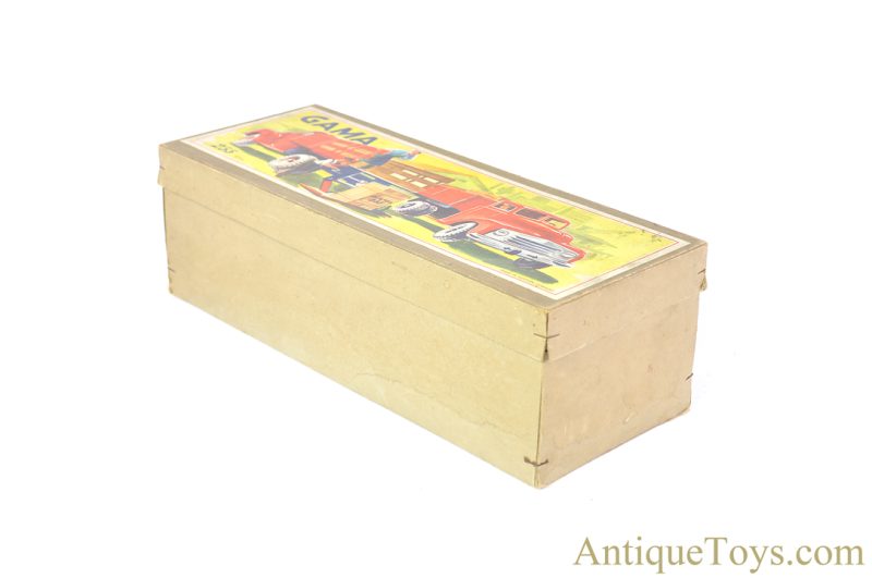 Gama Toys Tin Lithographed Windup 255 Stake Delivery Truck in Box German Toy for Sale <FONT COLOR="ff000 ">*SOLD*</font> - Image 10