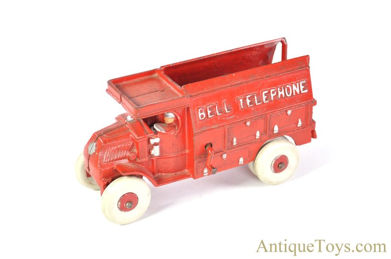 Hubley Red Cast Iron Ohio Bell Telephone Company Truck <FONT COLOR="ff000 ">*SOLD*</font> - Image 5